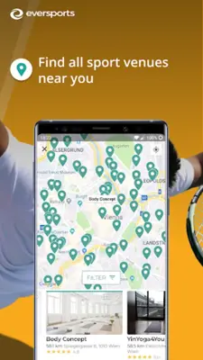 Eversports android App screenshot 1